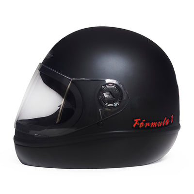 Capacete Fórmula 1 Classic Preto Fosco