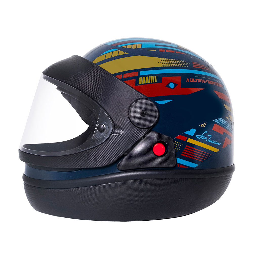 Capacete San Marino Ultima Fronteira Azul – Urban Helmets