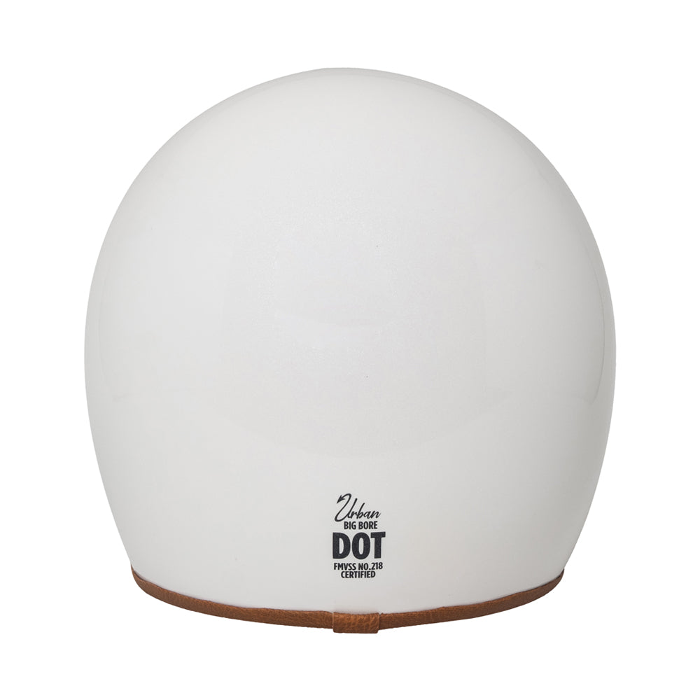 Capacete Urban Bigbore S Camel Leather White