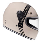 Capacete Urban Cafe Racer Cutterman Off-White