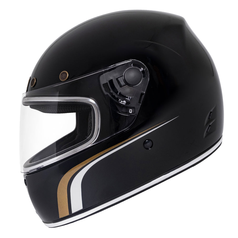 Capacete Urban Cafe Racer Shakotan Preto