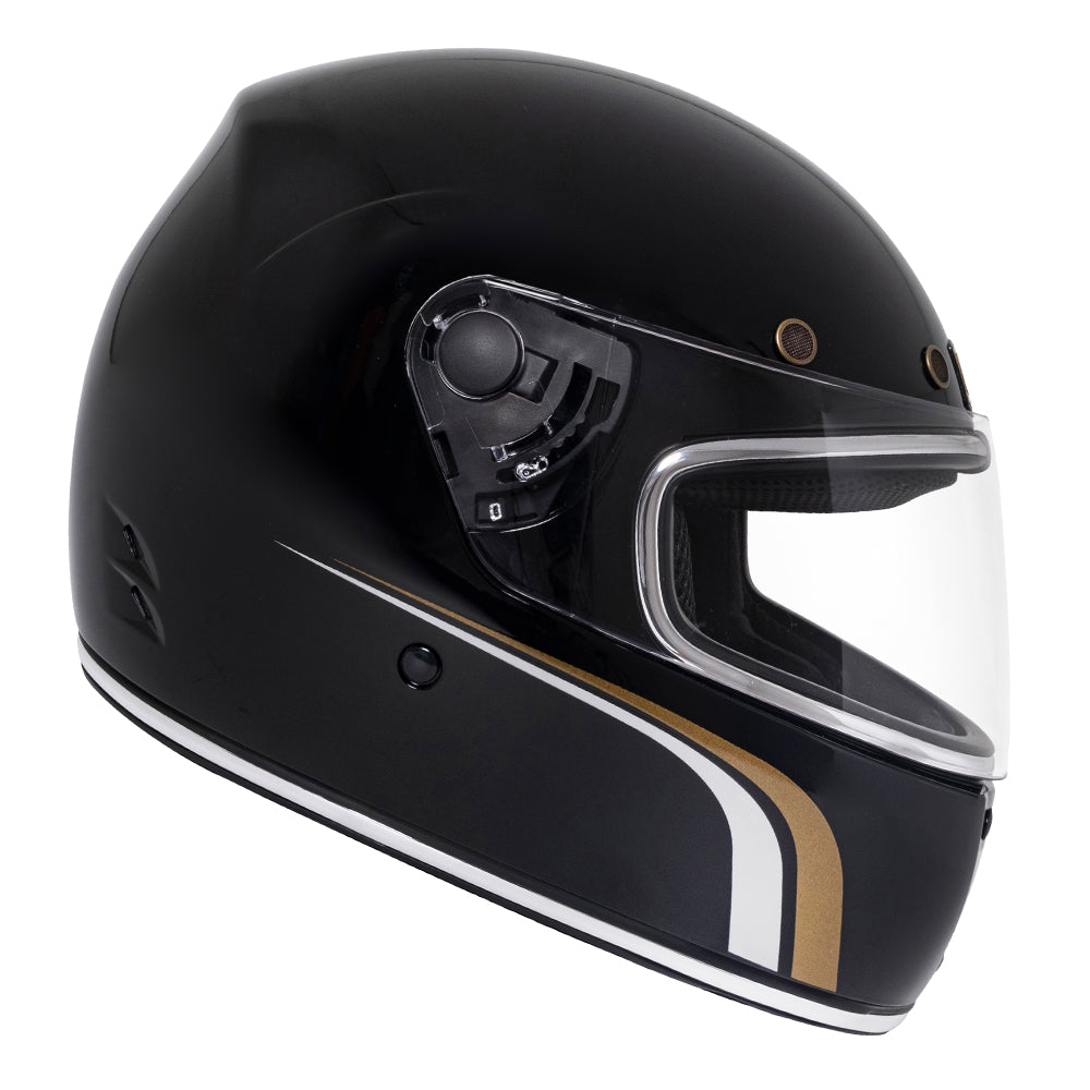 Capacete Urban Cafe Racer Shakotan Preto