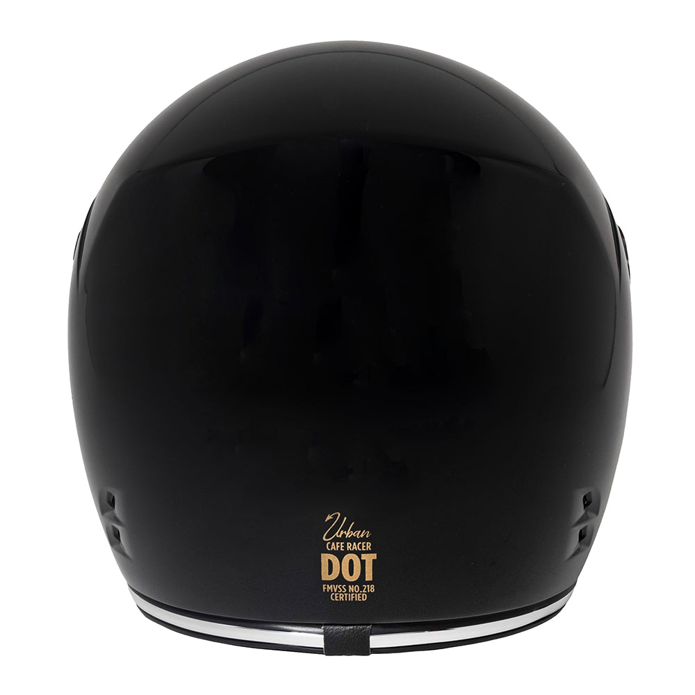 Capacete Urban Cafe Racer Shakotan Preto