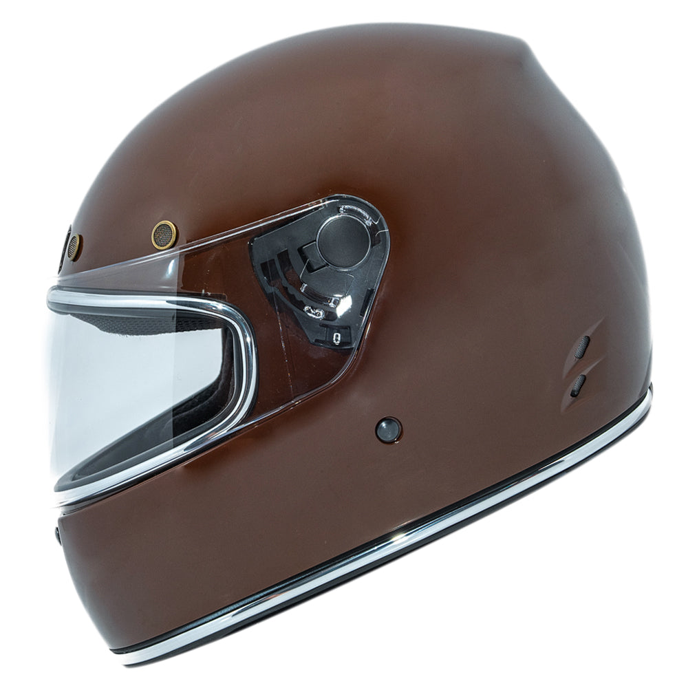 Capacete Urban Cafe Racer Marrom
