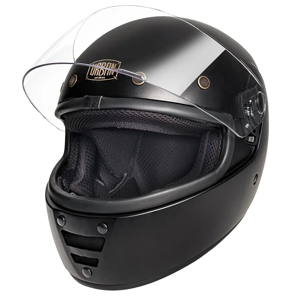 Capacete Urban Cafe Racer Graph-X Preto