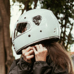 Capacete Urban Cafe Racer White