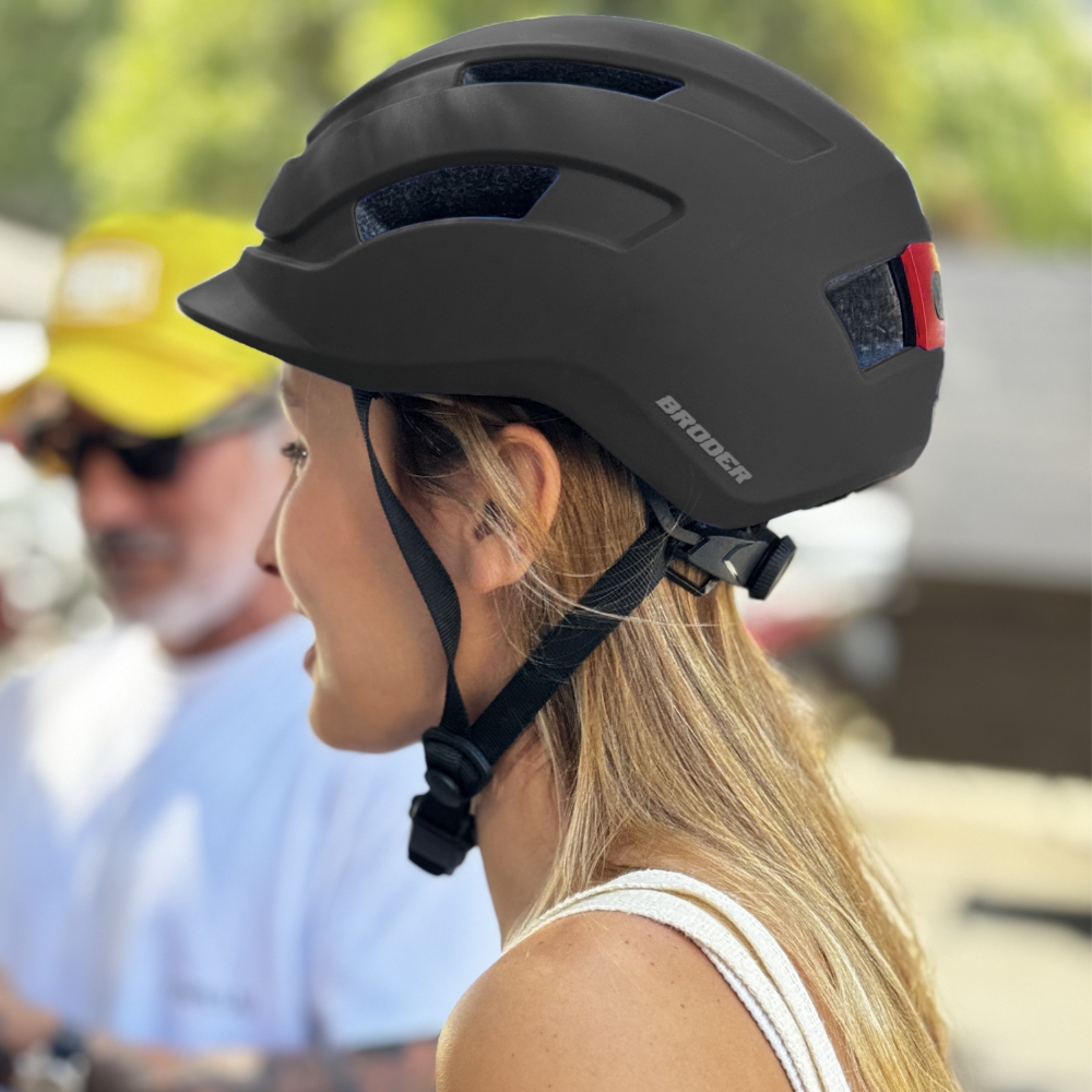 Capacete Urban Sports Broder Preto Noturno