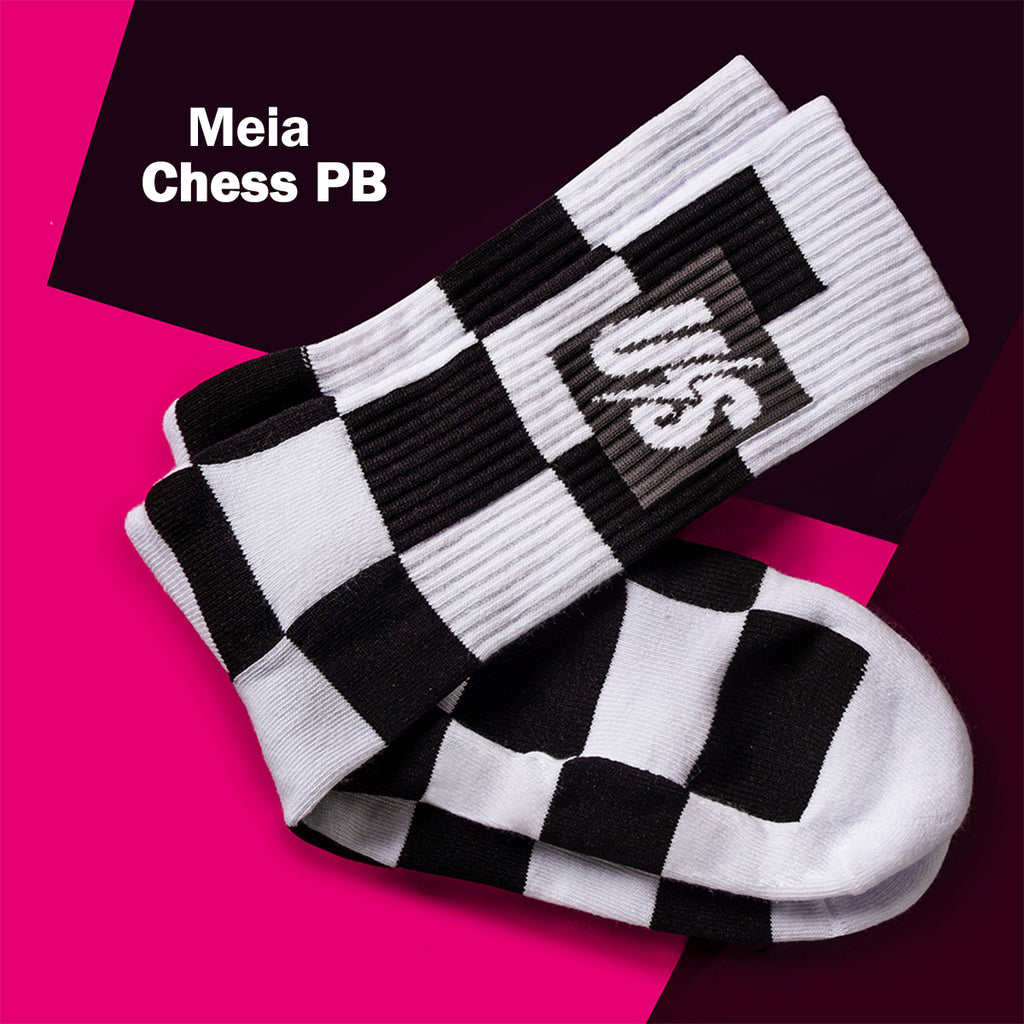 Meia Urbansocks Chess P&B