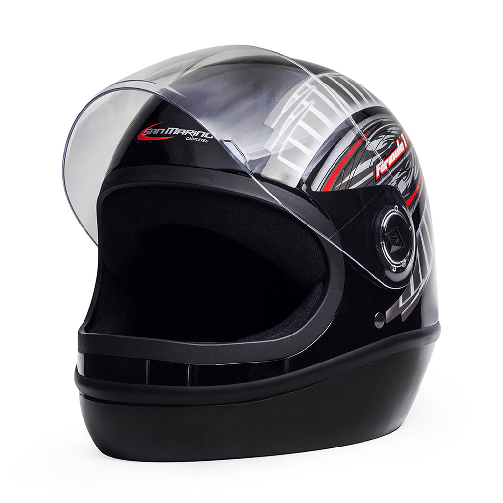 Capacete Fórmula 1 Graphic Preto