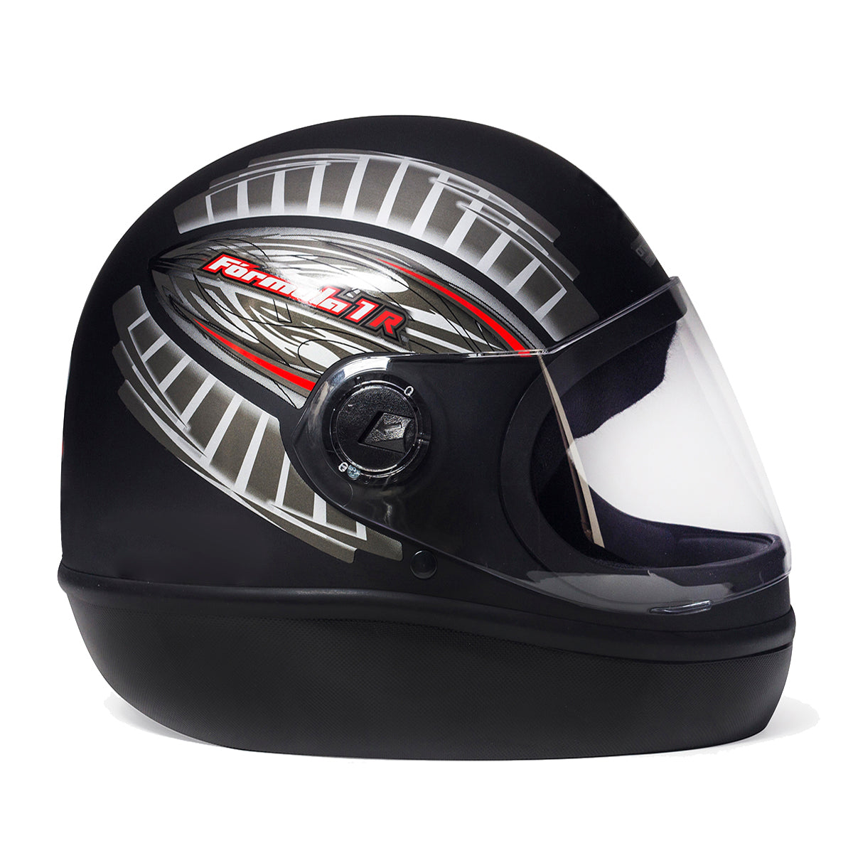 Capacete Fórmula 1 Grafic Preto Fosco