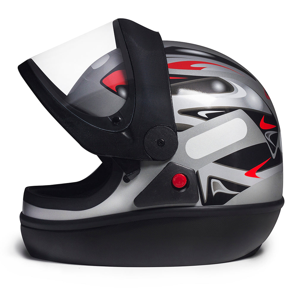 Capacete San Marino Grafic Prata