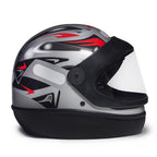 Capacete San Marino Grafic Prata