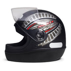 Capacete Fórmula 1 Grafic Preto Fosco