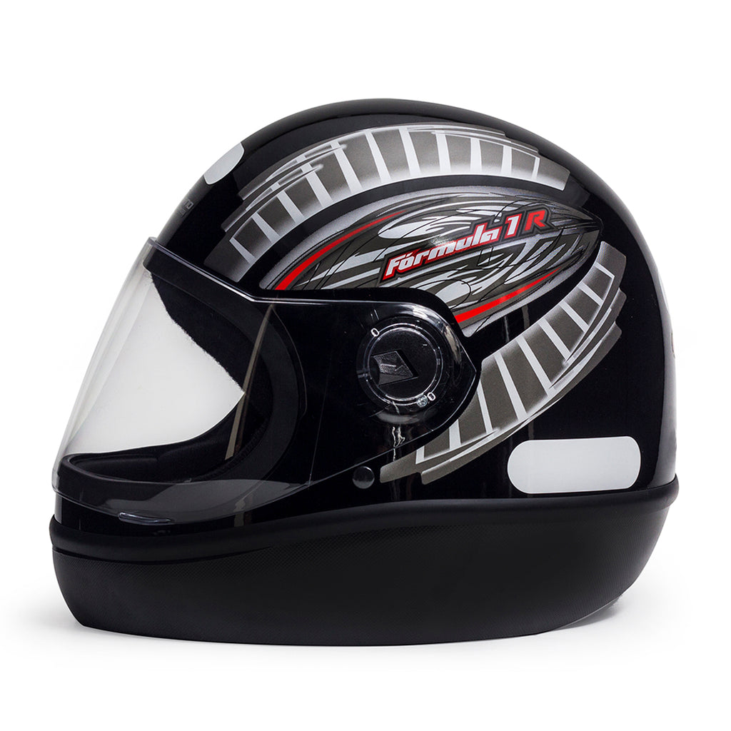 Capacete Fórmula 1 Grafic Preto