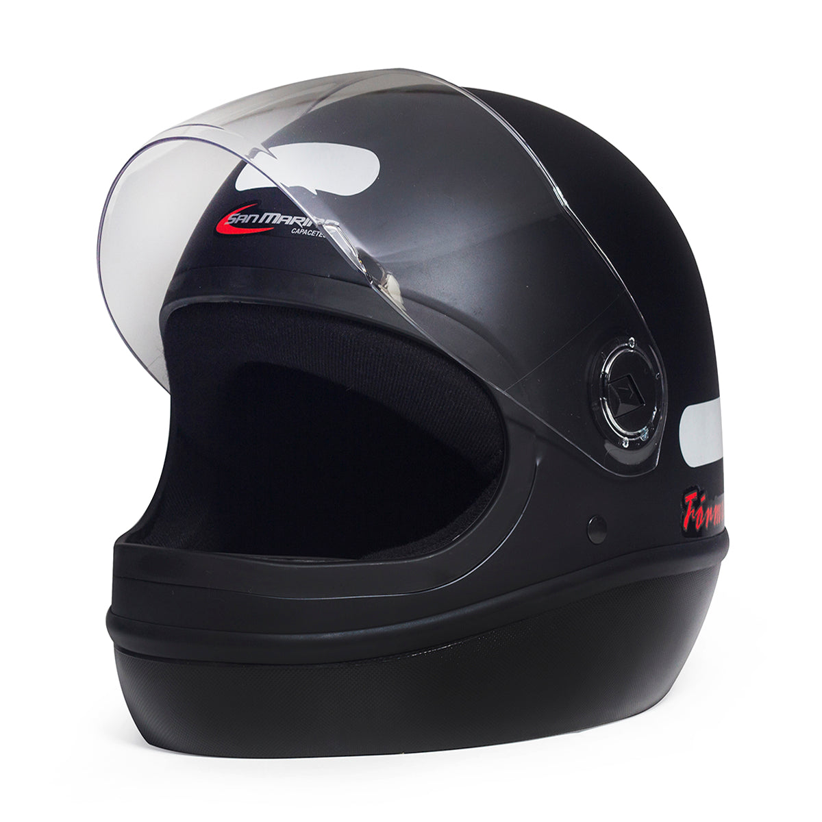 Capacete Fórmula 1 Classic Preto Fosco