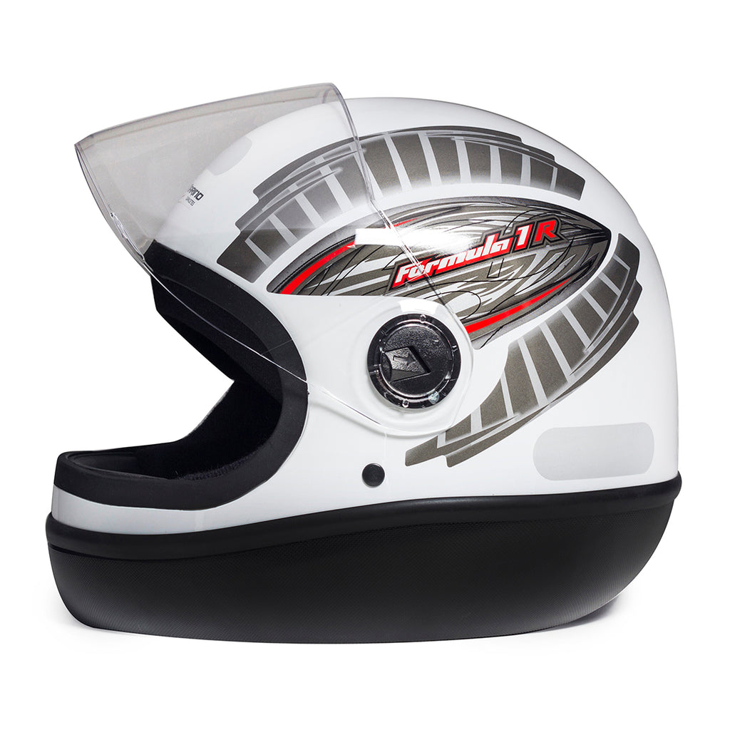 Capacete Fórmula 1 Grafic Branco
