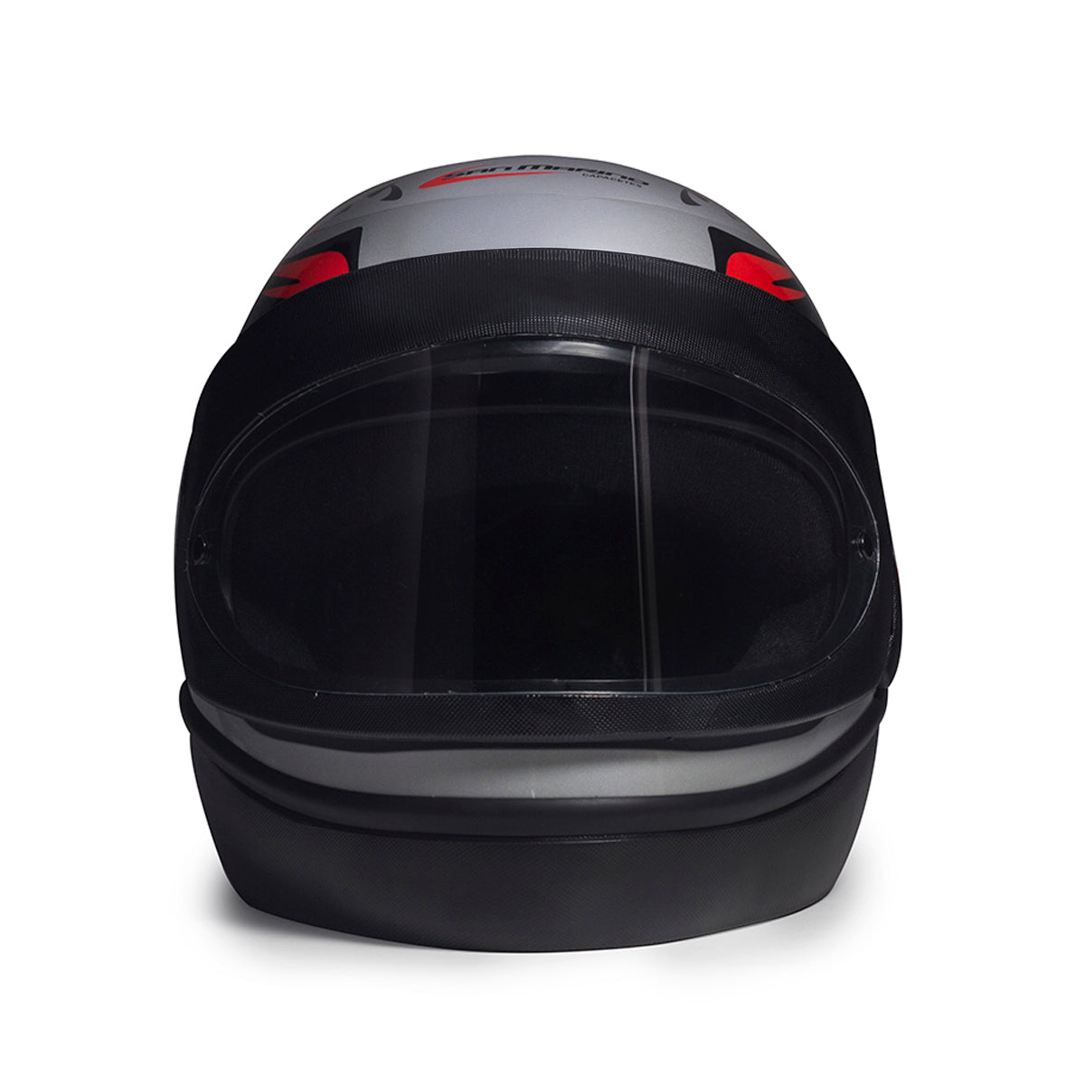 Capacete San Marino Grafic Prata
