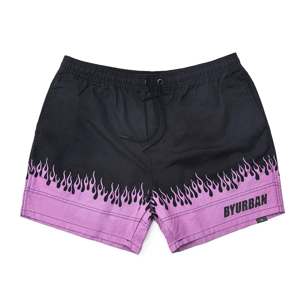 Short ByUrban Ripstop Flames Rosa