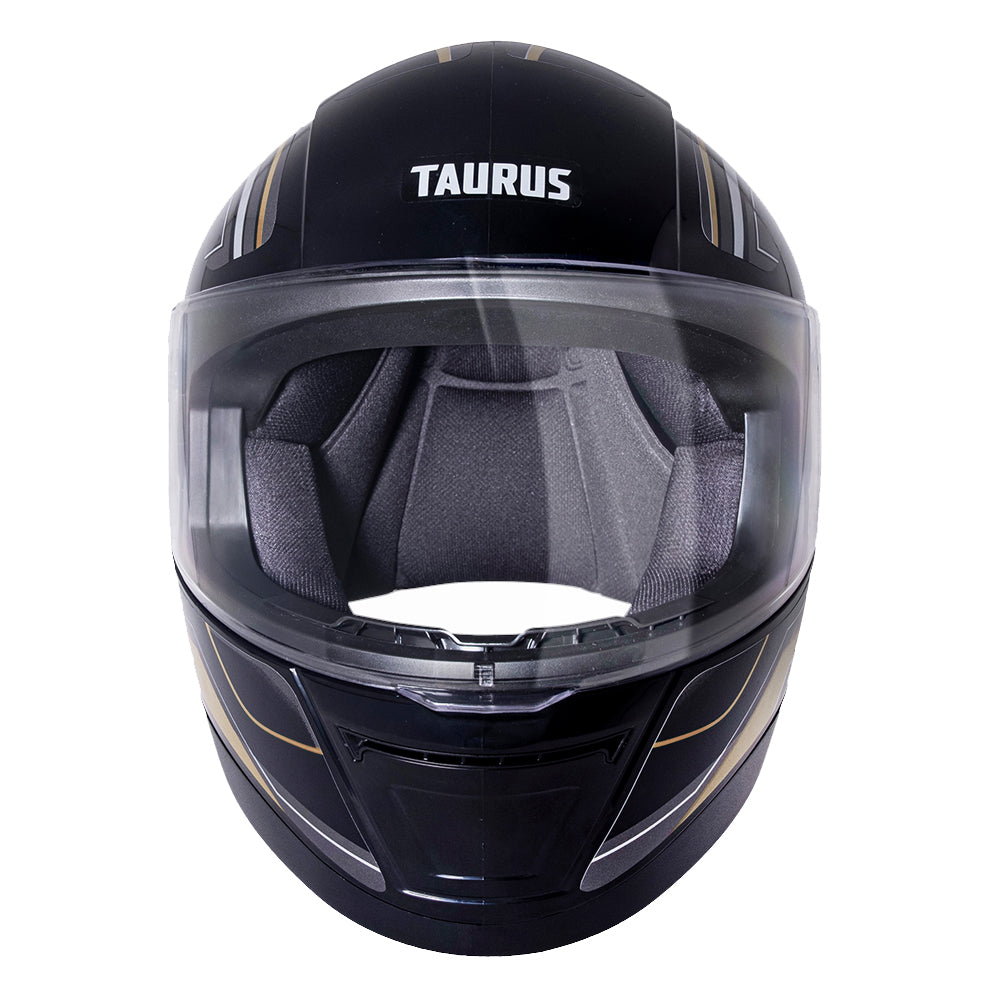 Capacete TH7 Trama Preto Dourado