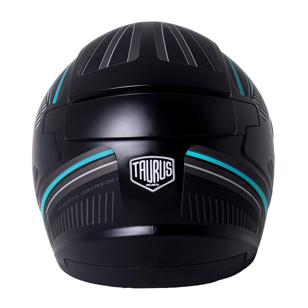 Capacete TH7 Trama Preto Turquesa