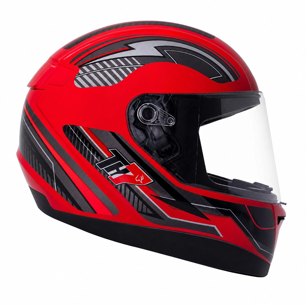 Capacete TH7 Trama Vermelho