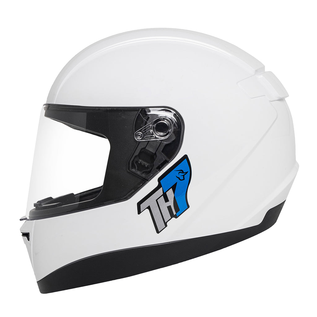 Capacete TH7 Branco Brilho