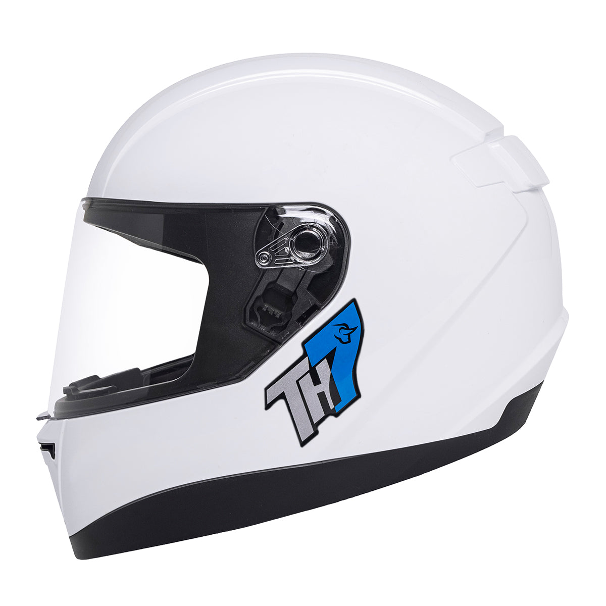 Capacete TH7 Branco Brilho