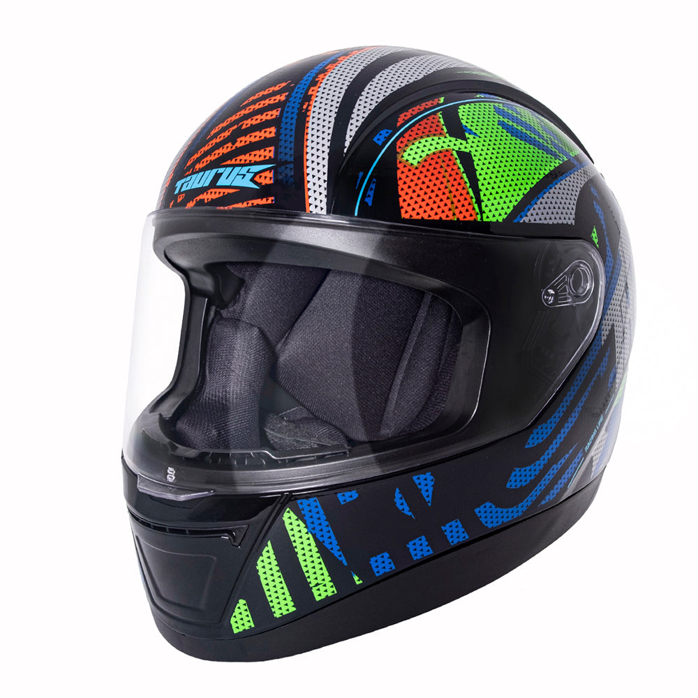 Capacete TH7 Prisma Preto e Azul