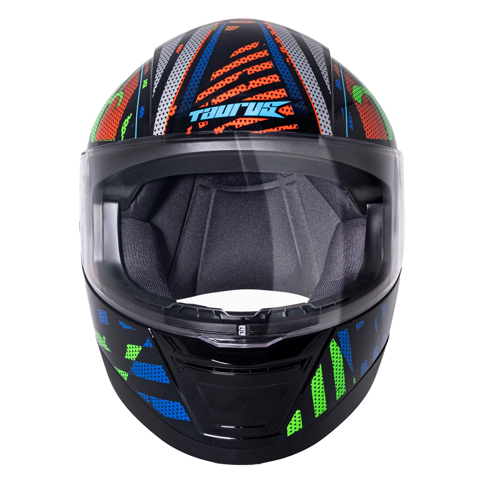 Capacete TH7 Prisma Preto e Azul
