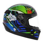 Capacete TH7 Prisma Preto e Azul