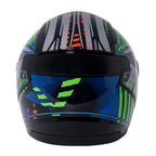Capacete TH7 Prisma Preto e Azul