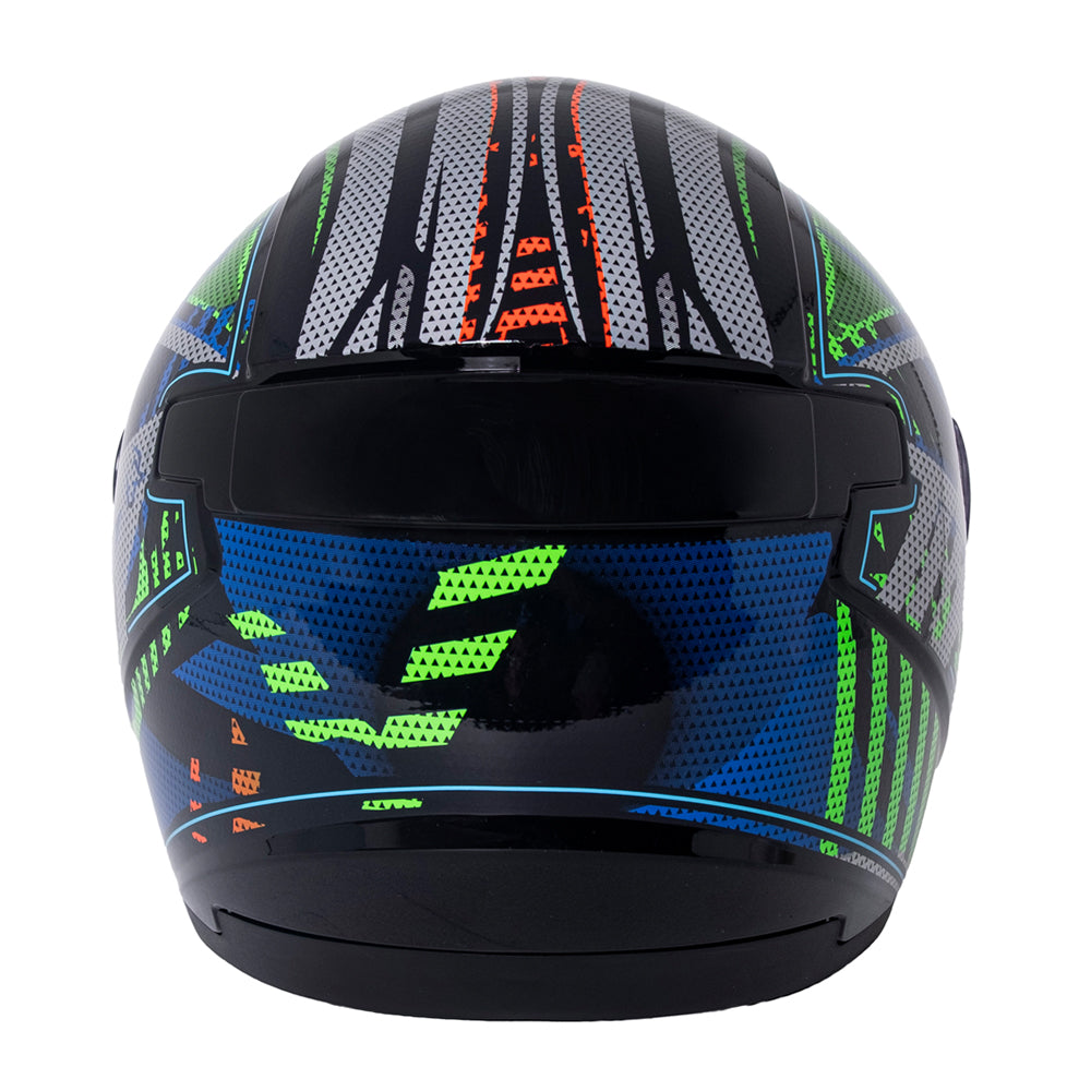 Capacete TH7 Prisma Preto e Azul