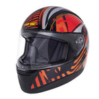 Capacete TH7 Prisma Preto e Laranja