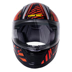 Capacete TH7 Prisma Preto e Laranja
