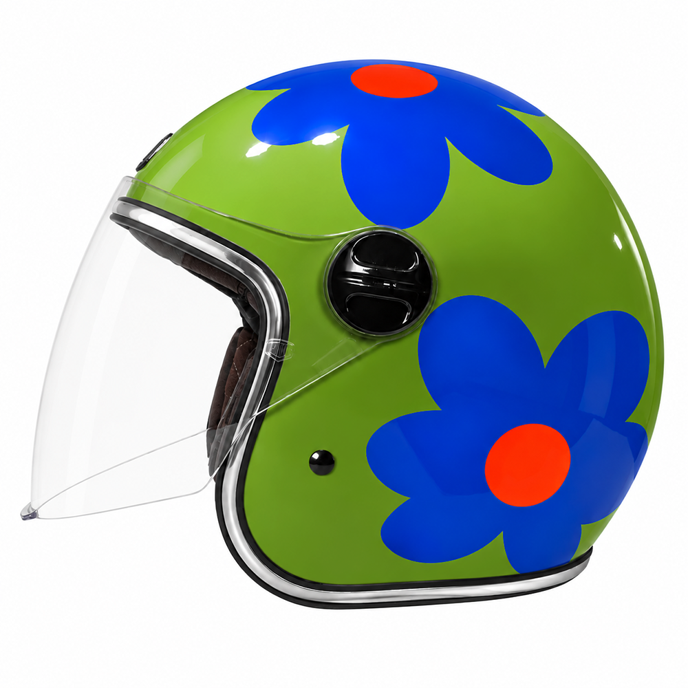Capacete Urban Tracer S RTM Flowers Verde