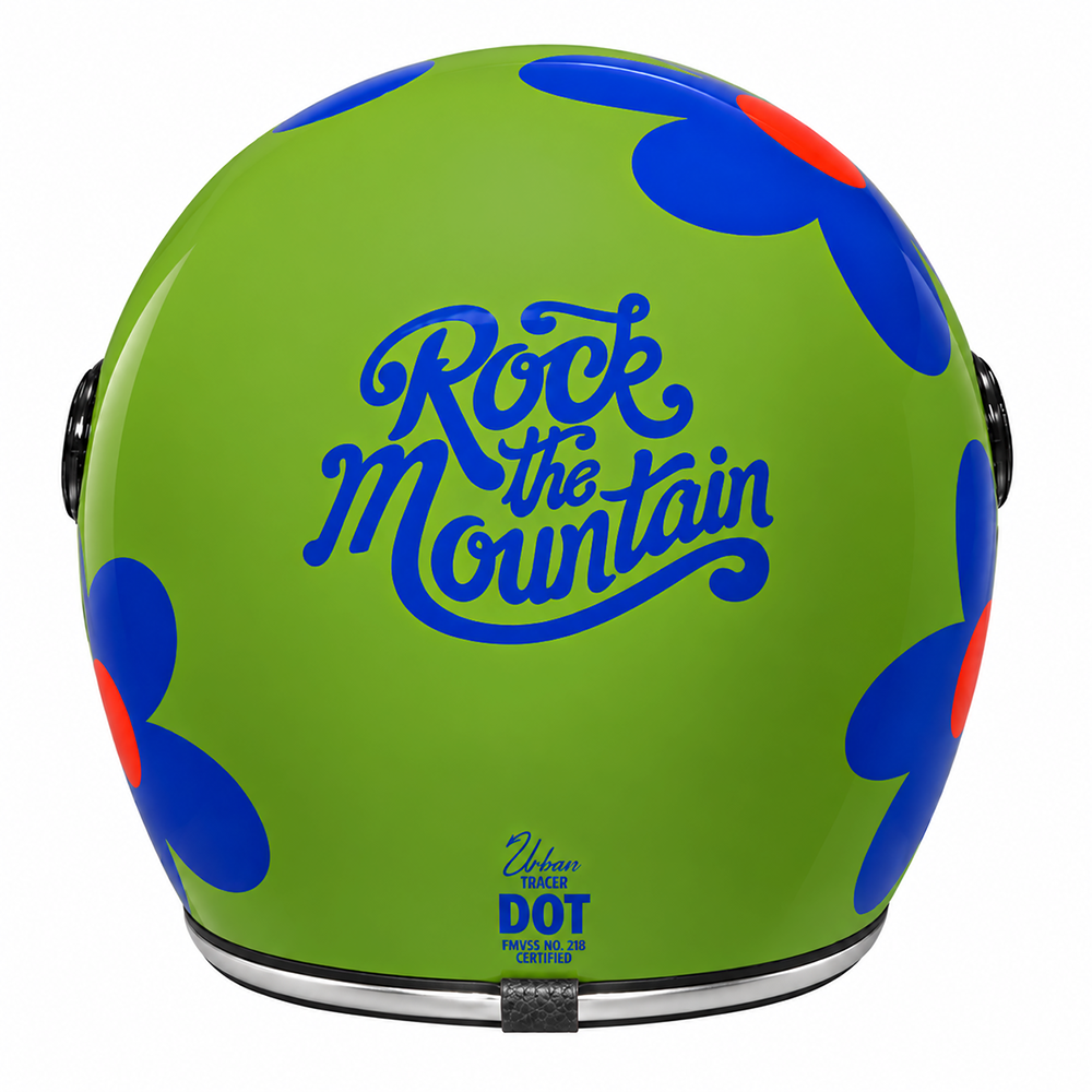 Capacete Urban Tracer S RTM Flowers Verde