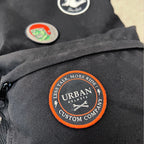 Patch Urban Helmets Preto Laranja