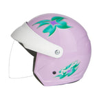 Capacete Wind Visor Femme Lilas Verde