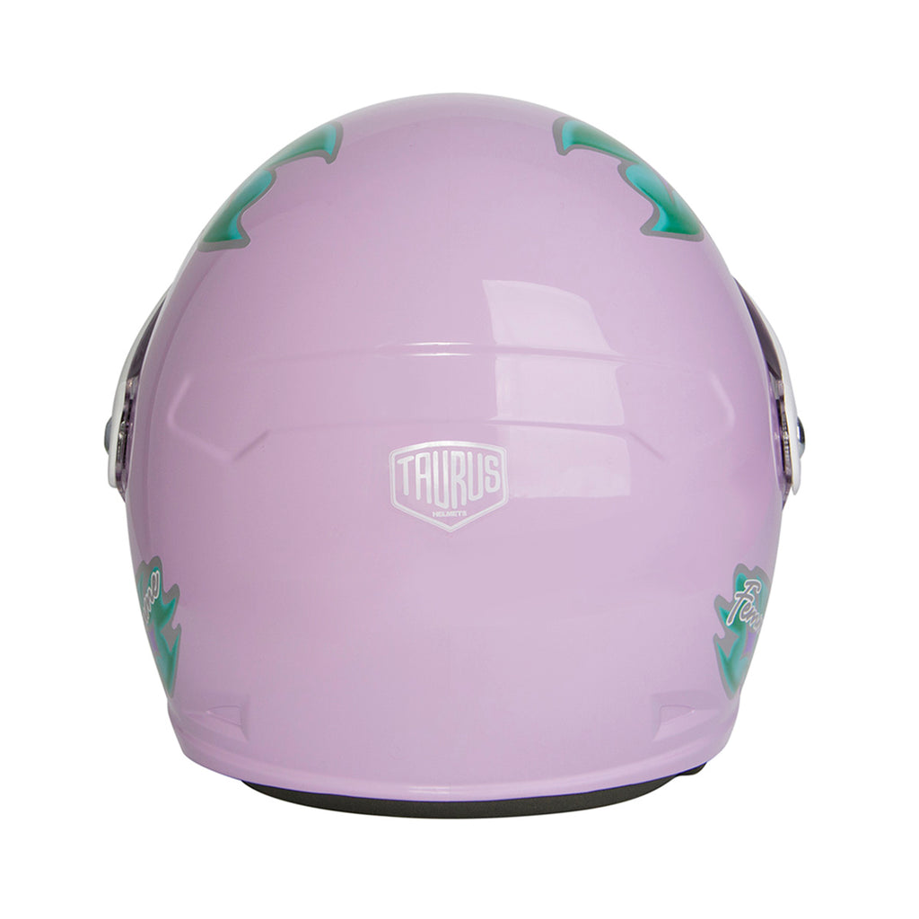 Capacete Wind Visor Femme Lilas Verde