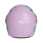 Capacete Wind Visor Femme Lilas Verde