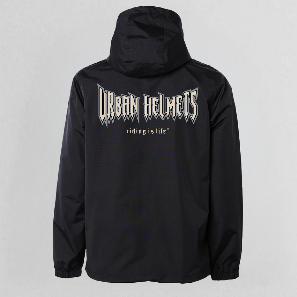 Windbreaker Urban Black Rock Skull – Urban Helmets