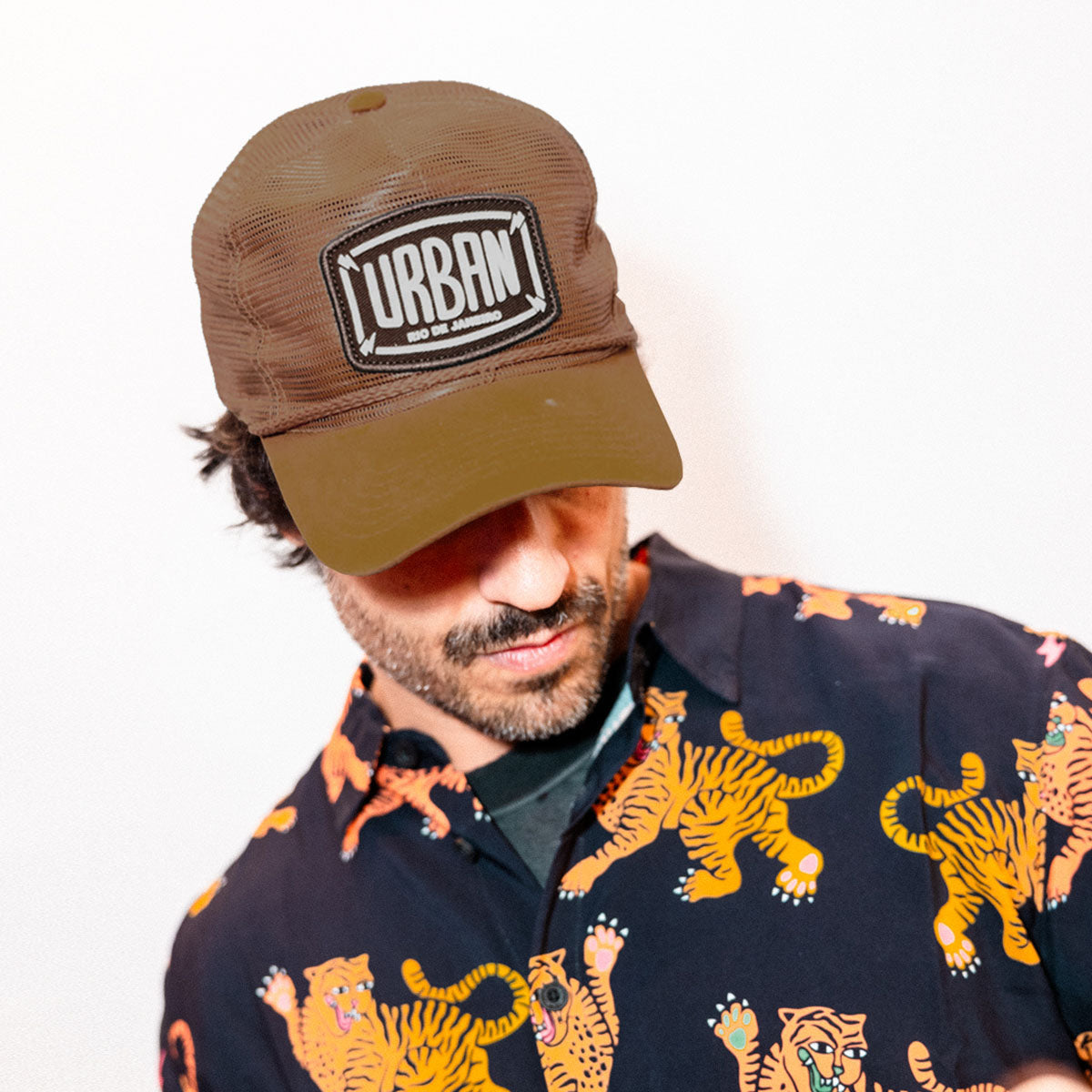 Boné Urban Mesh Trucker Caramel