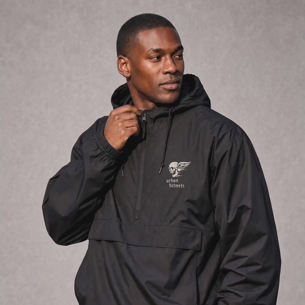 Windbreaker Urban Black Rock Skull – Urban Helmets
