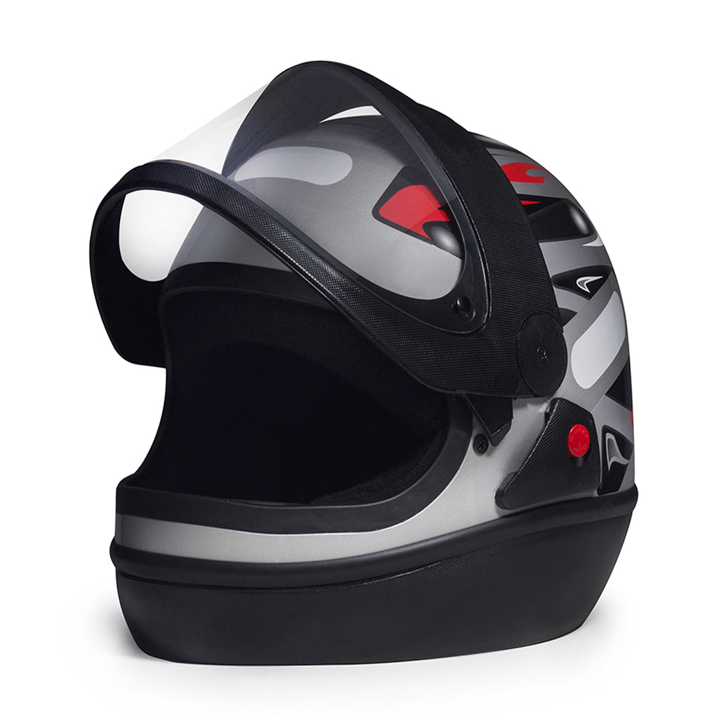 Capacete San Marino Grafic Prata