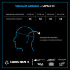 Capacete TH7 Prisma Preto e Azul