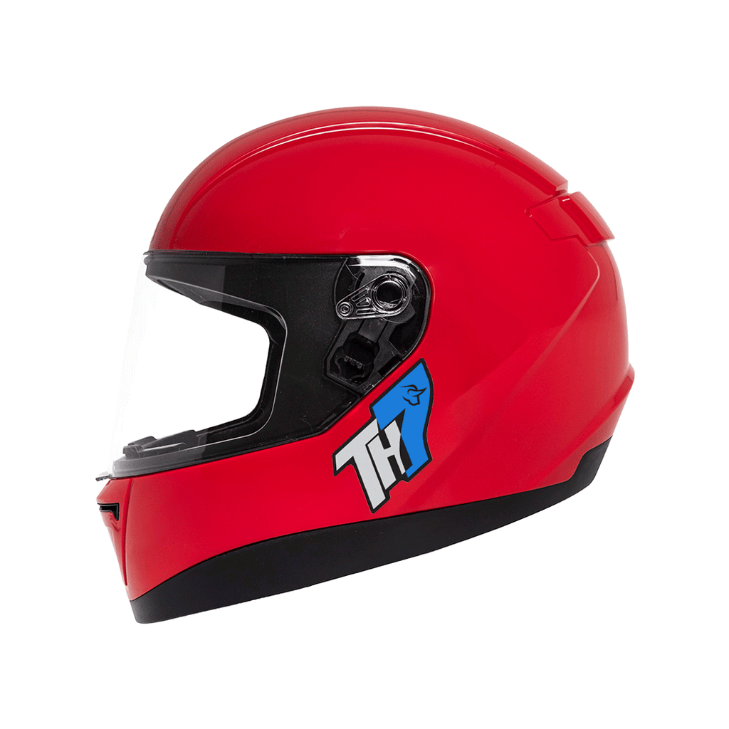 Capacete TH7 Vermelho Bilho