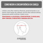 Capacete Urban Sports Broder Preto Noturno