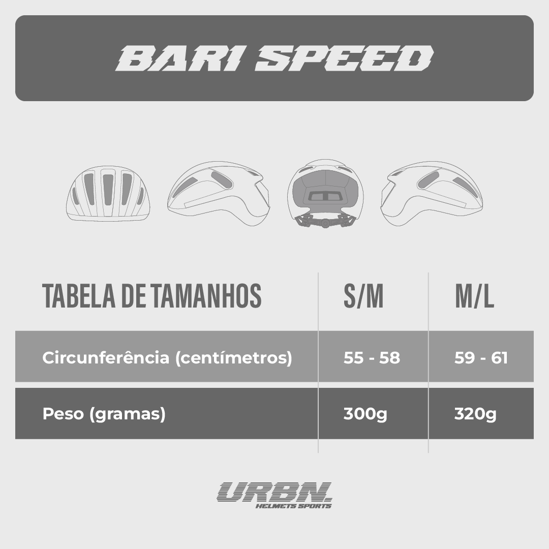 Capacete Urban Sports Bari Speed Verde Selva
