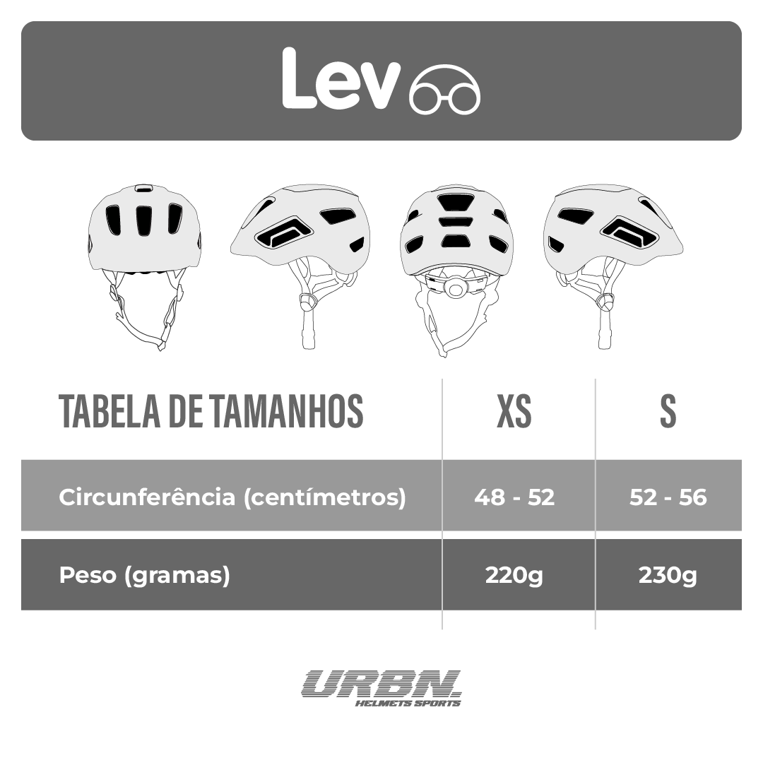 Capacete Urban Sports Lev Kids Off White