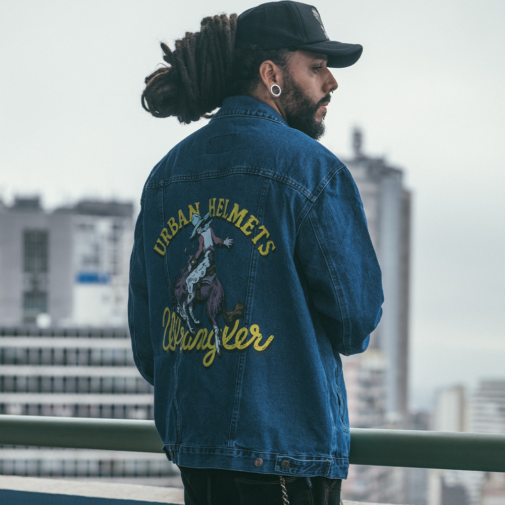 Jaqueta Jeans Collab Urban x Wrangler